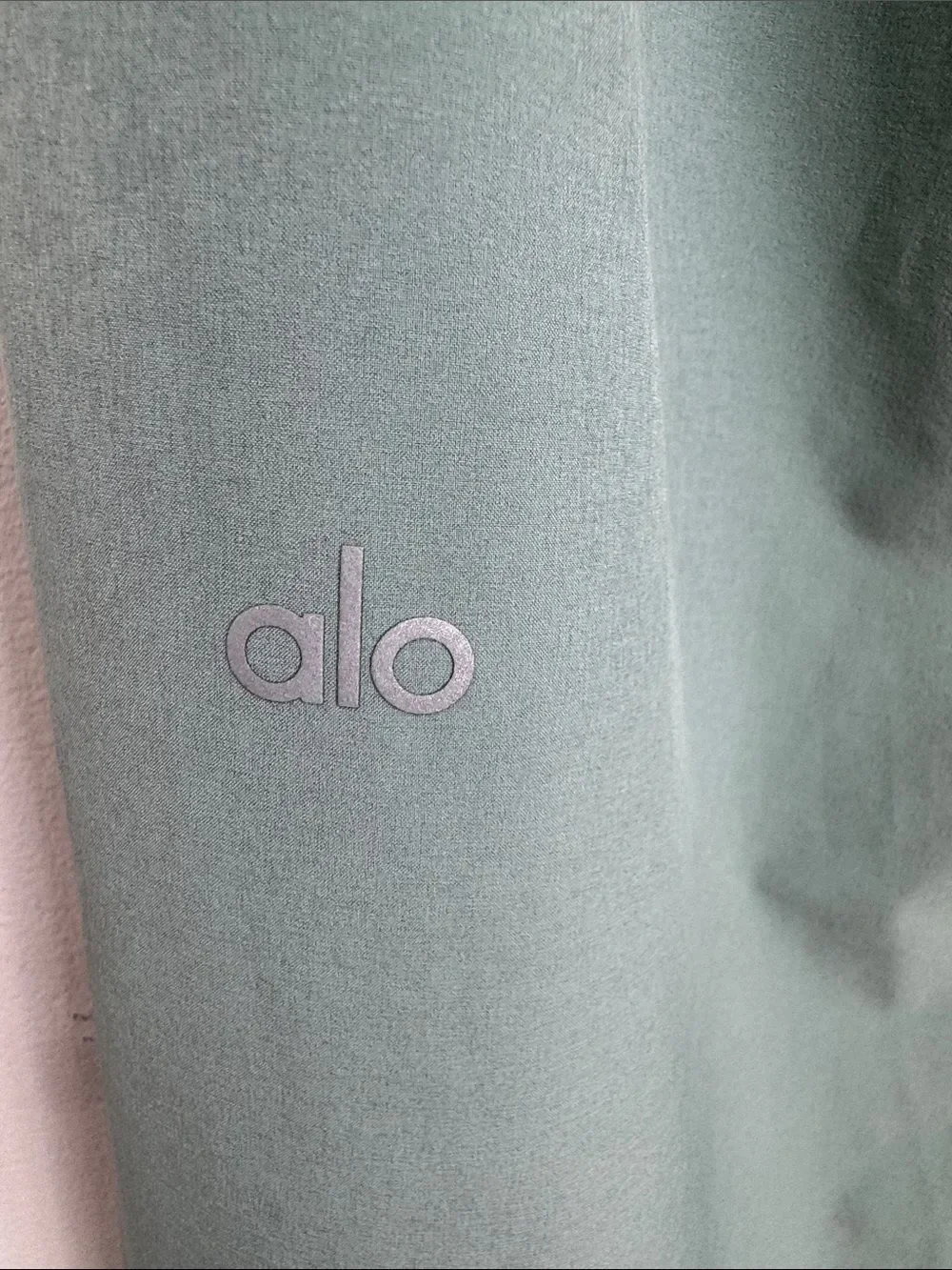 ALO YOGA wide leg trousers in teal